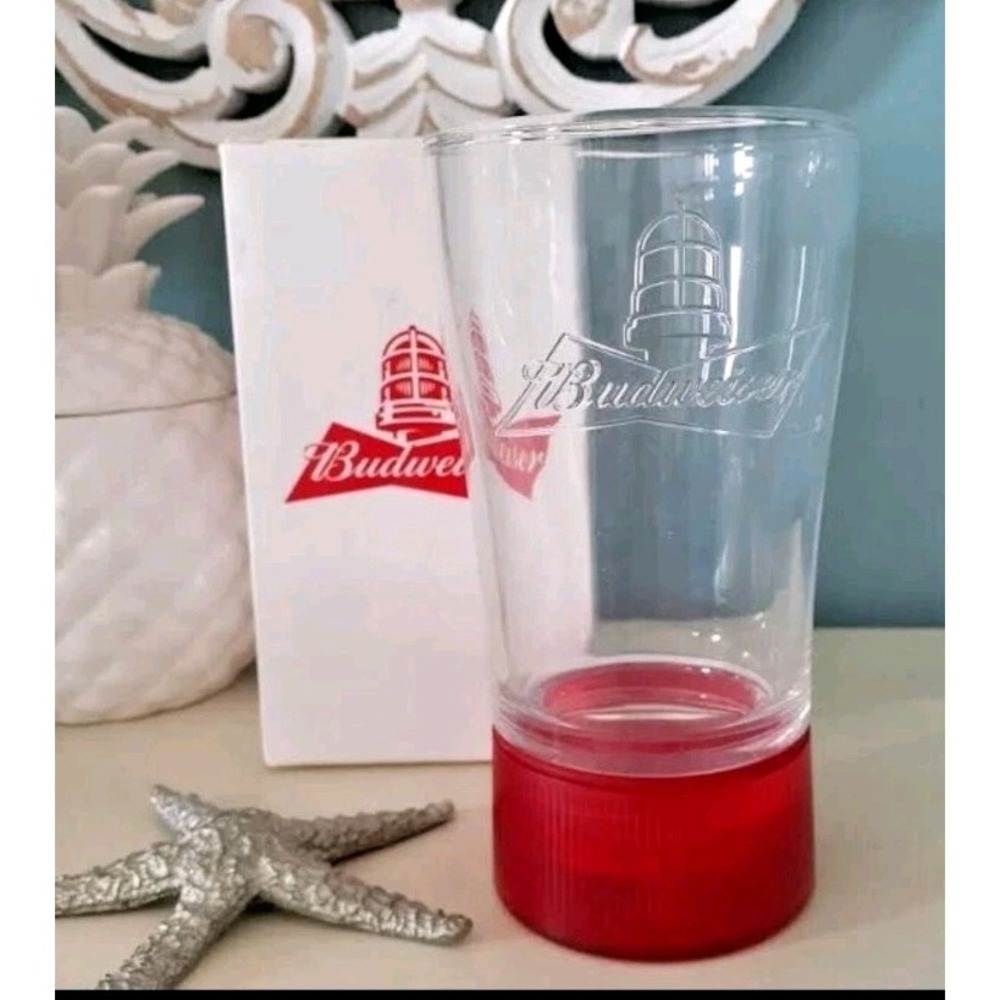 Budweiser Red Light Glass Goal Sync Any Sport or Team - new in box - NHL NFL MLB